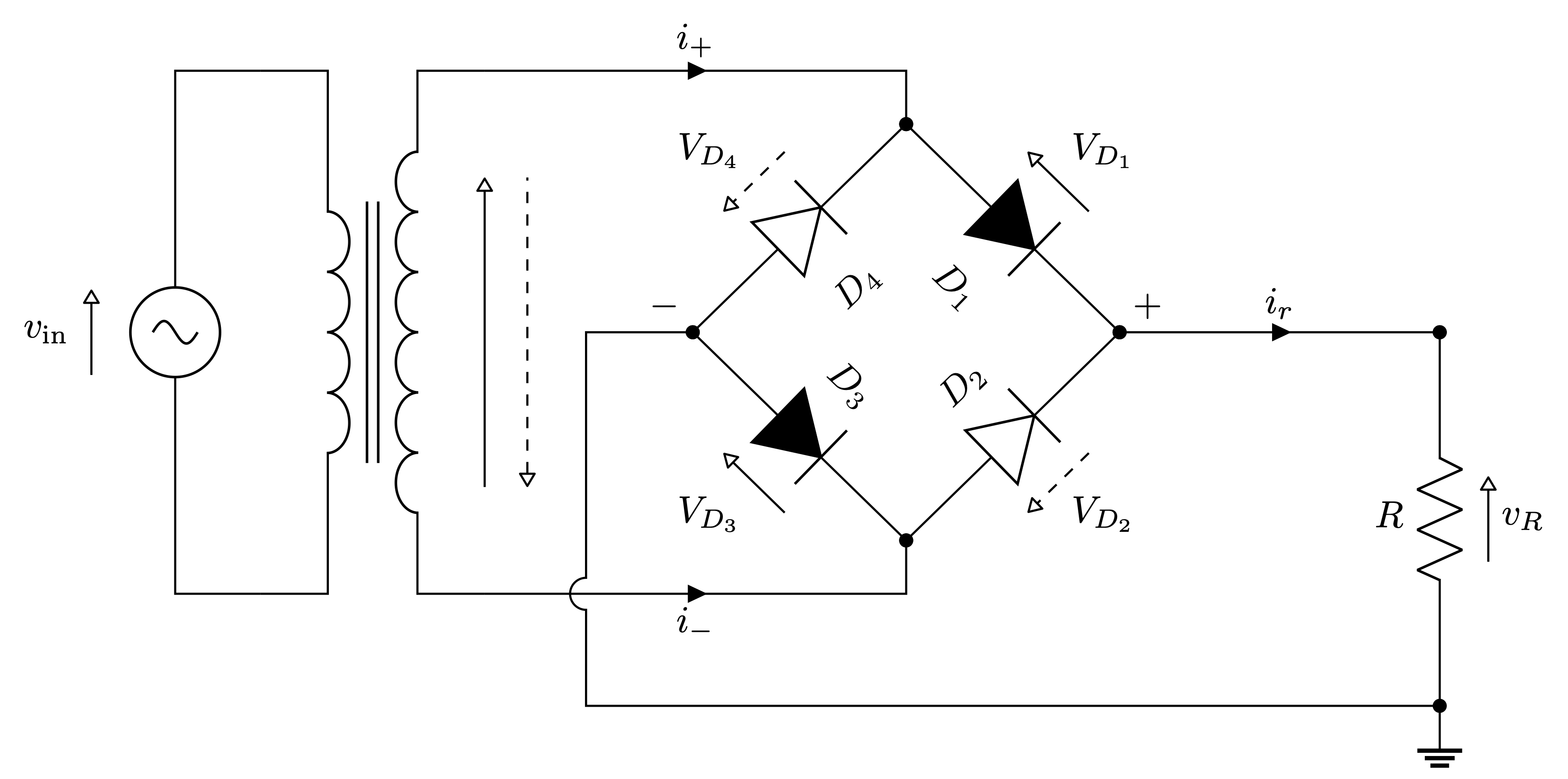 full-wave-rectification-diode-bridge-tikz